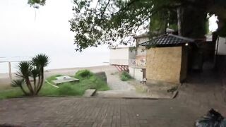 Новый Афон с пирса и донка на дальний заброс вечером