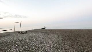 Новый Афон с пирса и донка на дальний заброс вечером