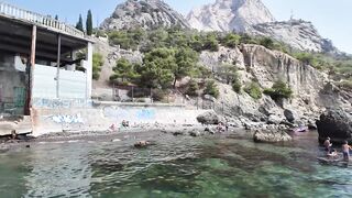 Новый Свет и пещера Фиделя морская рыбалка у скал в штиль