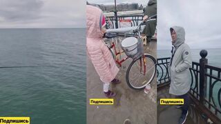 Кефаль у пирса Имеретинки - рыбалка на лёгкую снасть