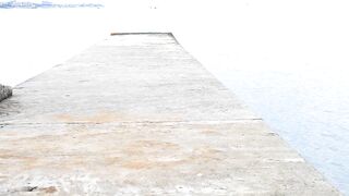 Мыс Видный с пирса: морская рыбалка в Хосте на вечерней струе