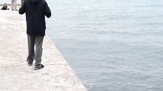 Мыс Видный с пирса: морская рыбалка в Хосте на вечерней струе