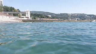 Чем запомнился пляж Мыс Видный 28.08.2022 в Сочи, часть 3