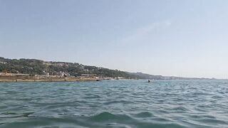 Чем запомнился пляж Мыс Видный 28.08.2022 в Сочи, часть 3