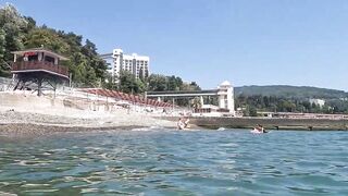 Чем запомнился пляж Мыс Видный 28.08.2022 в Сочи, часть 3