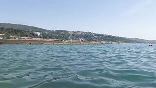 Чем запомнился пляж Мыс Видный 28.08.2022 в Сочи, часть 3