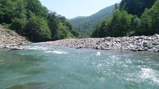 Река Псезуапсе прозрачная вода и рыбалка здесь вообще уместна?