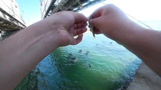 С берега и в протоках: рыбалка с Михалычем на реке Мацеста