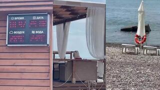 Мацеста пляж и штормовой слив как сказалась морская рыбалка у кромки