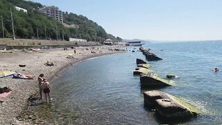 Мацеста в августе: море чистое, а как рыбалка у буёв?