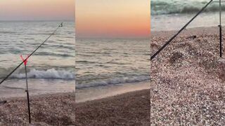 Золотой Берег Должанской: морская рыбалка на косе по ветру