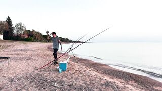 Охота за левреком в Дидиме - ночная снасть и рабочие проводки