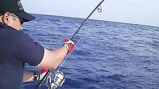 Noonu Atoll январь 2012 рыбалка по GT в тихое окно между ветрами