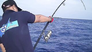 Noonu Atoll январь 2012 рыбалка по GT в тихое окно между ветрами