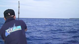 Noonu Atoll январь 2012 рыбалка по GT в тихое окно между ветрами