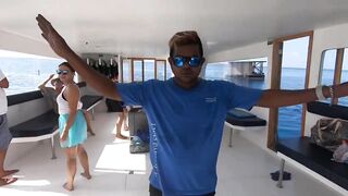 Noonu Atoll утренний выход и морская рыбалка в дрейфе по краю рифа