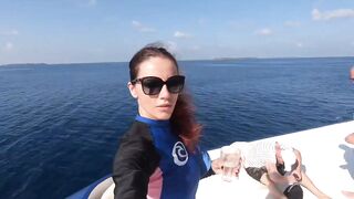 Noonu Atoll утренний выход и морская рыбалка в дрейфе по краю рифа