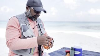 A.DH. Dhigurah кемпинг и кухня, морская рыбалка в Дигурах на рассвете