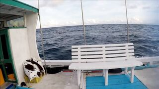 Fulidhoo морская рыбалка у пирса на заре и короткая сессия в пассе