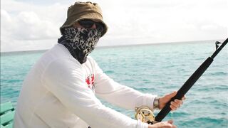 Fulidhoo морская рыбалка у пирса на заре и короткая сессия в пассе