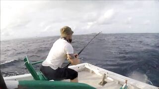 Fulidhoo морская рыбалка у пирса на заре и короткая сессия в пассе