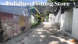 Fulidhoo магазин снастей и вечерняя рыбалка у пирса