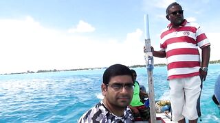 Gan Island, Hulhumeedhoo снорклинг и рыбалка с берега под вечерний прилив?