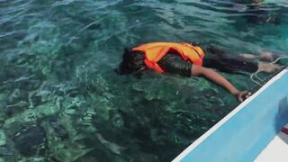 Gan Island, Hulhumeedhoo снорклинг и рыбалка с берега под вечерний прилив?