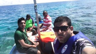 Gan Island, Hulhumeedhoo снорклинг и рыбалка с берега под вечерний прилив?