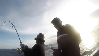 GT Lhaviyani Atoll - поппинг по свалу и тяжелая выкачка на короткой волне