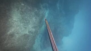 Подводная охота и морская рыбалка в Нетании Израиль на прибрежных плитах