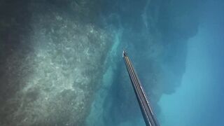 Подводная охота и морская рыбалка в Нетании Израиль на прибрежных плитах