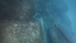 Подводная охота и морская рыбалка в Нетании Израиль на прибрежных плитах