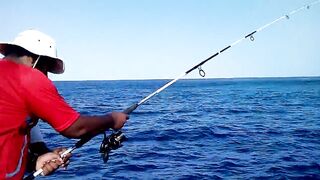 Raa Atoll морская рыбалка на твердом свале по GT и trevally