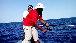 Raa Atoll морская рыбалка на твердом свале по GT и trevally