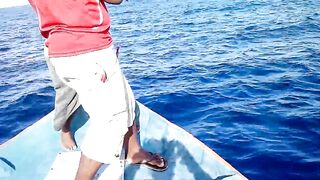 Raa Atoll морская рыбалка на твердом свале по GT и trevally