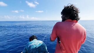 Dhaalu 474 Buoy первый выход и морская рыбалка в синем коридоре течений