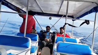 Dhaalu 474 Buoy первый выход и морская рыбалка в синем коридоре течений