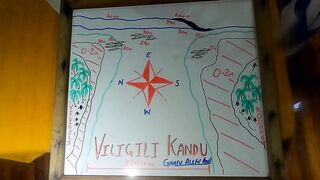 Vilingili Kandu Gaafu Alifu и морская рыбалка в окне слабого течения