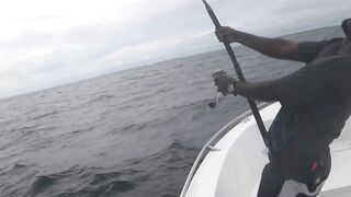 Gaafu Dhaalu by Captain Mohamed - жёсткое вываживание GT на свале