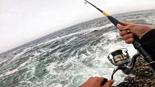 Mirleft, Morocco: морская рыбалка на сибасса со спиннингом на Атлантике