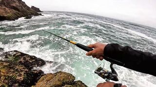 Mirleft, Morocco: морская рыбалка на сибасса со спиннингом на Атлантике