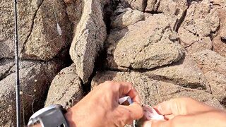 Mirleft спиннинг по spotted seabass и рабочие приманки на прибойной кромке