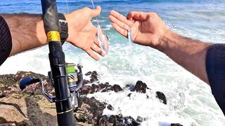 Mirleft спиннинг по spotted seabass и рабочие приманки на прибойной кромке