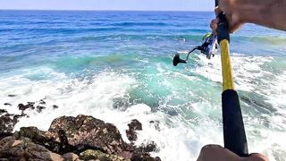 Mirleft спиннинг по spotted seabass и рабочие приманки на прибойной кромке