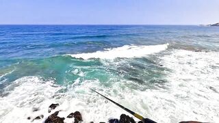 Mirleft спиннинг по spotted seabass и рабочие приманки на прибойной кромке