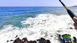 Mirleft спиннинг по spotted seabass и рабочие приманки на прибойной кромке