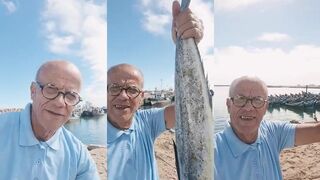 Tarfaya, Maroc: рынок порта и морская рыбалка у мола для местных