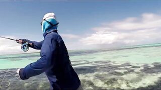 Farquhar, Seychelles — флай-фишинг на GT и работа по отмелям