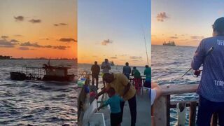 Вечер на пирсе Мале – снасти, дони и короткий выход за риф